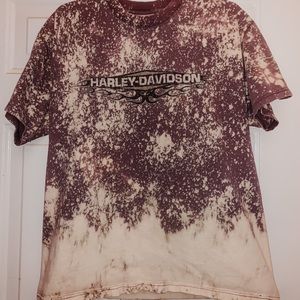✰HARLEY DAVIDSON BLEACH DYED T-SHIRT✰
